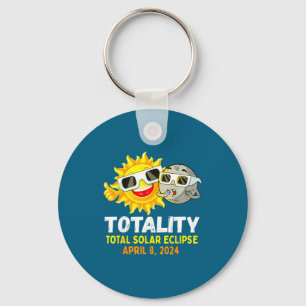 Funny Boys Total Solar Eclipse Glasses Sun Keychain