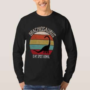 Funny Brachiosaurus is My Spirit Animal Dinosaur L T-Shirt