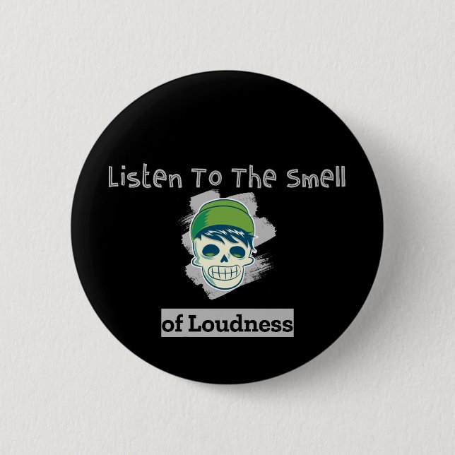 Funny Brain Design 2 Inch Round Button (Front)