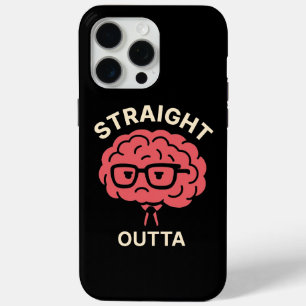 Funny Brain Phone Case – Geek & Student Life Humor