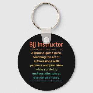 Funny Brazilian Jiu-Jitsu Keychain