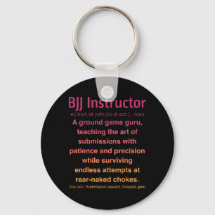 Funny Brazilian Jiu-Jitsu Keychain