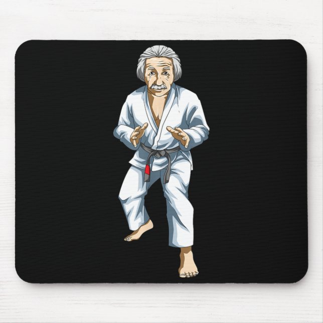 Funny Brazilian Jiu Jitsu Professor Mouse Pad (Front)