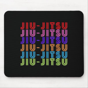 Funny Brazilian Jiu Jitsu Retro Vintage BJJ MMA Mouse Pad