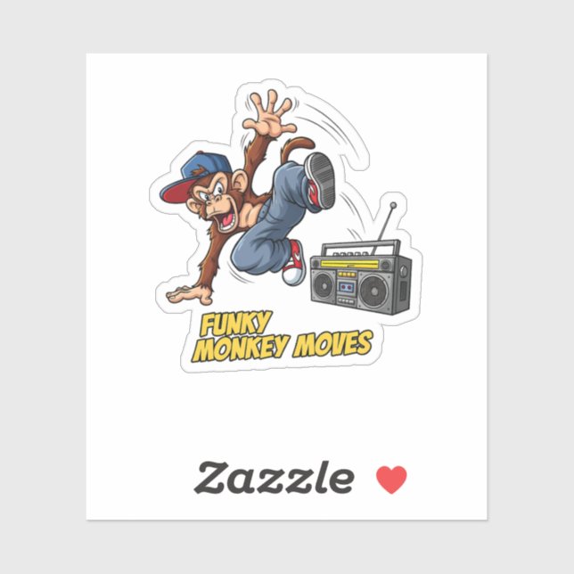Funny Breakdance Monkey Hip-Hop Dance  (Sheet)