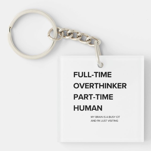 Funny Breaking News  Keychain (Front)