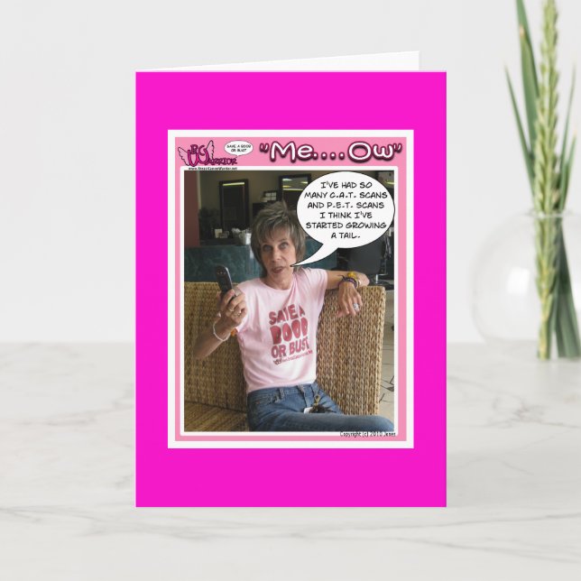 Funny Breast Cancer Card (Front)