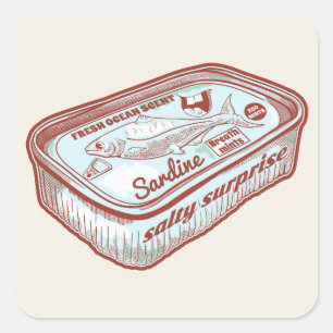 Funny breath mints square sticker