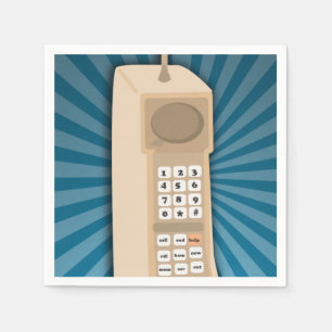 Funny Brick Cell Phone Napkin