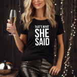 Funny Bridal Party Personalized T-Shirt<br><div class="desc">Trendy and fun bridal party design. Personalize the back with the text of your choice.</div>