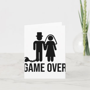 Funny Bride Groom Wedding Bachelor Bachelorette Pa Card