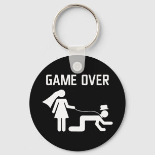 Funny Bride Groom Wedding Bachelor Bachelorette Pa Keychain
