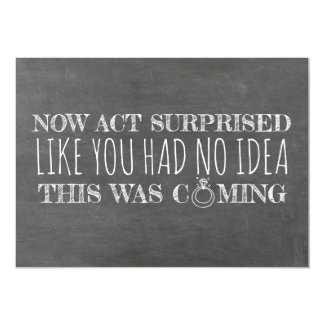 Funny Bridesmaid / Maid of Honour Proposal Card