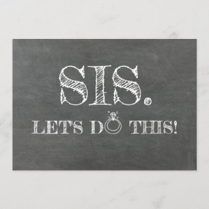 Funny Bridesmaid / Maid of Honour Proposal Invitation
