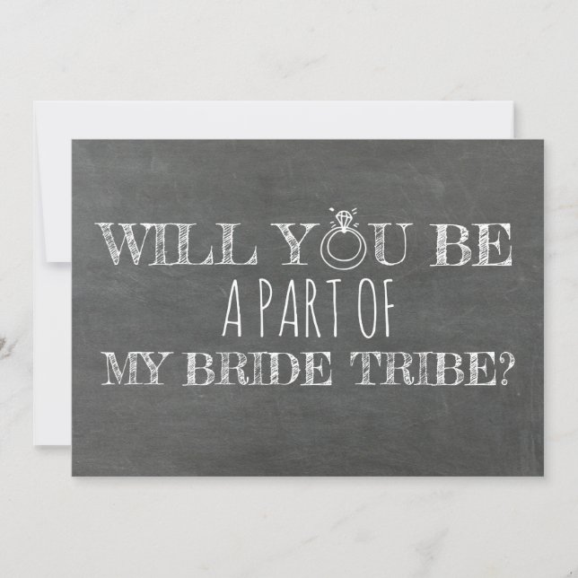 Funny Bridesmaid / Maid of Honour Proposal Invitation (Front)