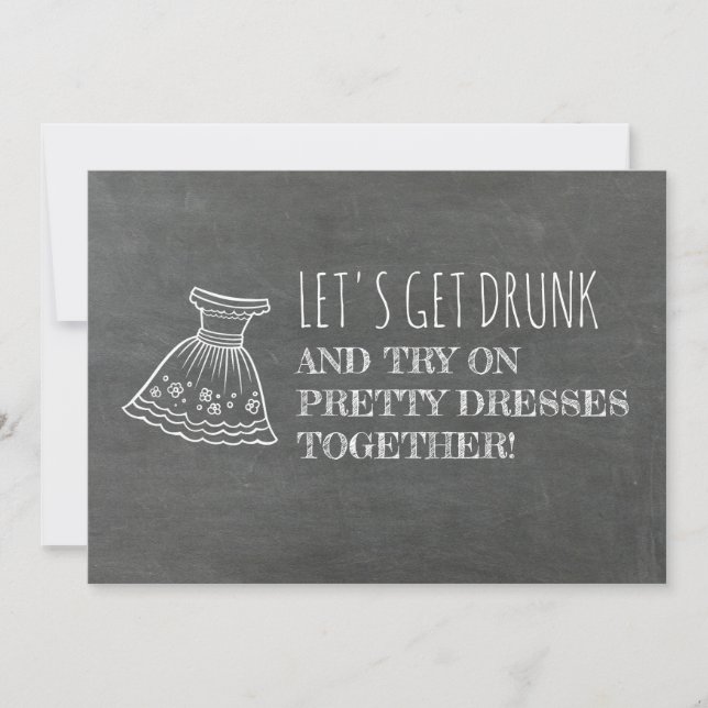 Funny Bridesmaid / Maid of Honour Proposal Invitation (Front)
