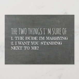 Funny Bridesmaid / Maid of Honour Proposal Invitation