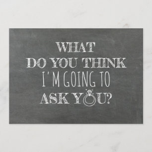 Funny Bridesmaid / Maid of Honour Proposal Invitation