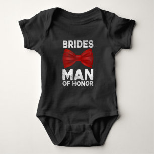 Funny Bridesman Wedding Bridal Party Quote Baby Bodysuit