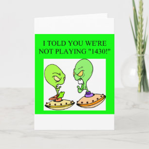 funny bridge player design card