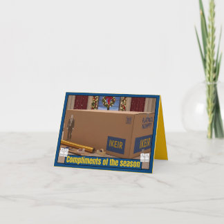 Funny British Christmas cards for Brits.