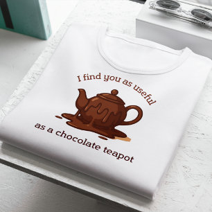 Funny British Insult Useful As A Chocolate Teapot Tri-Blend Shirt