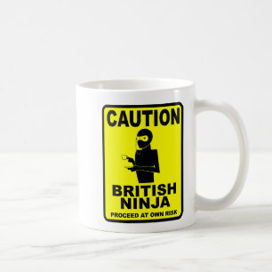Funny  British Ninja Coffee Mug