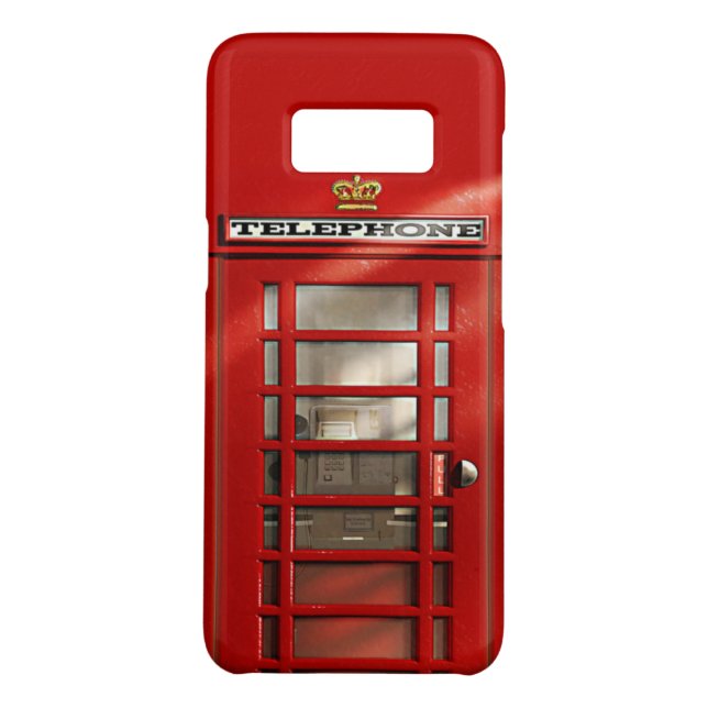 Funny British Red Phone Booth Case-Mate Samsung Galaxy Case (Back)