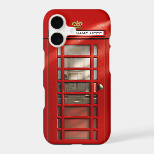 Funny British Red Telephone Box Personalized