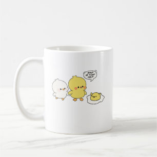 Funny Bro Is That You Kawaii Chick and Fried Egg  Coffee Mug