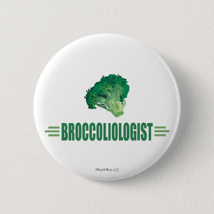 Funny Broccoli 2 Inch Round Button