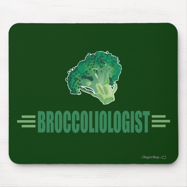Funny Broccoli Mouse Pad (Front)