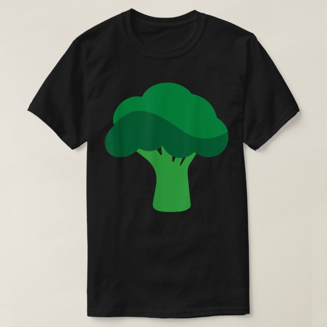 Funny Broccoli  Plain Vegetable with no Flavors  T-Shirt (Design Front)
