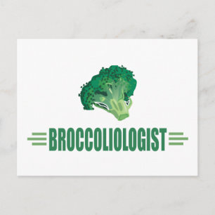 Funny Broccoli Postcard