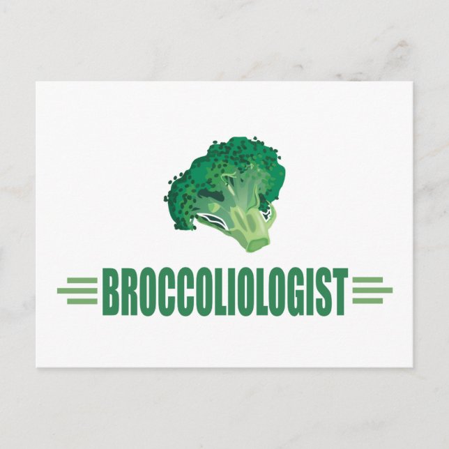 Funny Broccoli Postcard (Front)