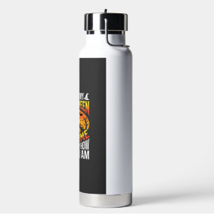 Funny Broke Halloween Costume Haunted House Design Water Bottle
