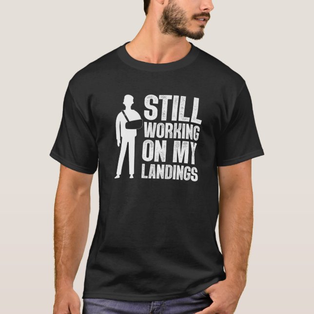 Funny Broken Arm Art Men Women Kids Arm Wrist Elbo T-Shirt (Front)