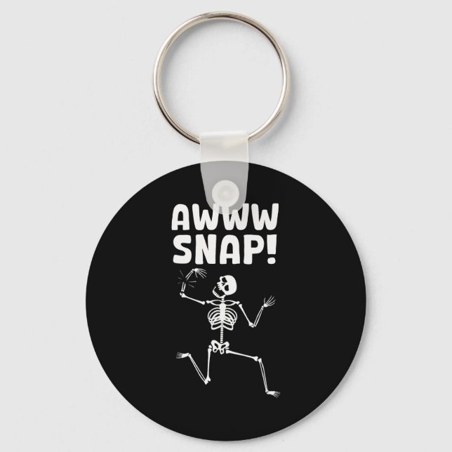 Funny Broken Arm Design For Men Women Broken Arm R Keychain (Front)