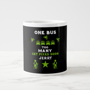 Funny Broken Leg Get Well Large Coffee Mug