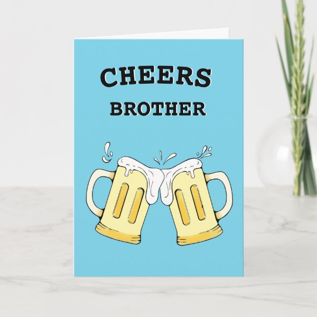 Funny Brother Birthday Card (Front)
