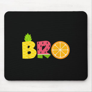Funny Brother Fruitarian Lover Summer Boys Fruit S Mouse Pad