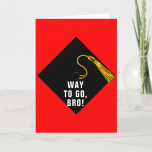 Funny Brother Graduation Card