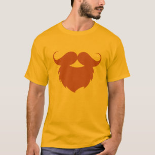 Funny Brown Moustache T-Shirt
