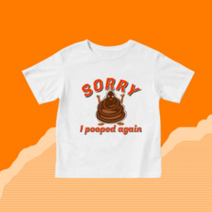 Funny brown poop baby T-Shirt