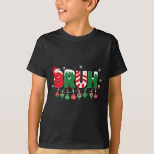 Funny Bruh Saying Bro Greeting Christmas Meme Teen T-Shirt