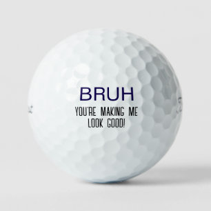 Funny BRUH Titleist Golf Balls