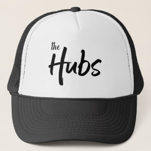 Funny Brush Script Typography for Him Trucker Hat