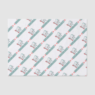 Funny Brushing Teeth Tissue Paper