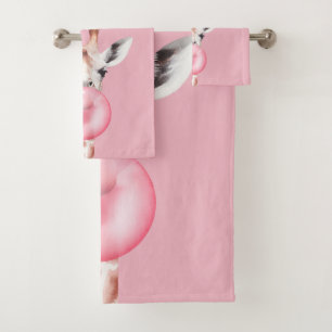 Funny Bubblegum Giraffe