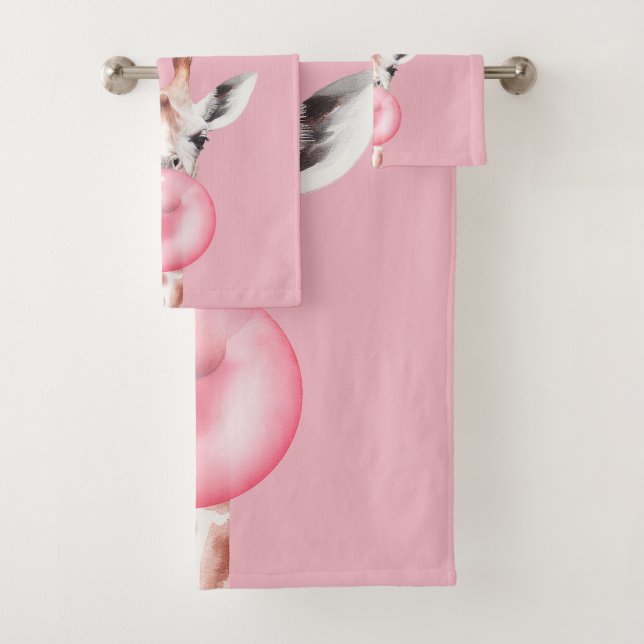 Funny Bubblegum Giraffe (En situation)